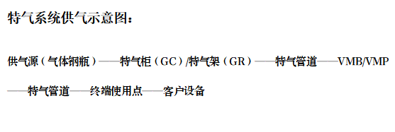 特氣系統(tǒng)供氣示意圖